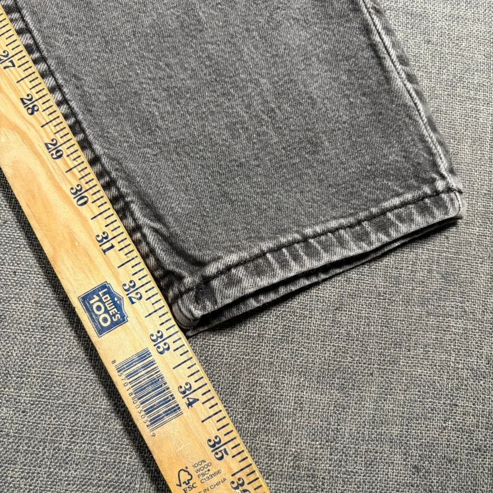 Levi's 512 Slim Taper Jeans Mens 36x36‎ Grey Washed Denim Stretch Tencel
